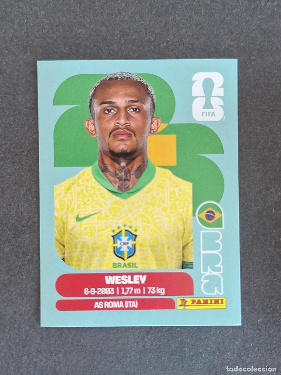 Cromos de F&uacute;tbol: L2 WESLEY SELECCION BRASIL 8 PANINI MUNDIAL FIFA WORLD CUP 2026 PANINI NUNCA PEGADO SIN PEGAR