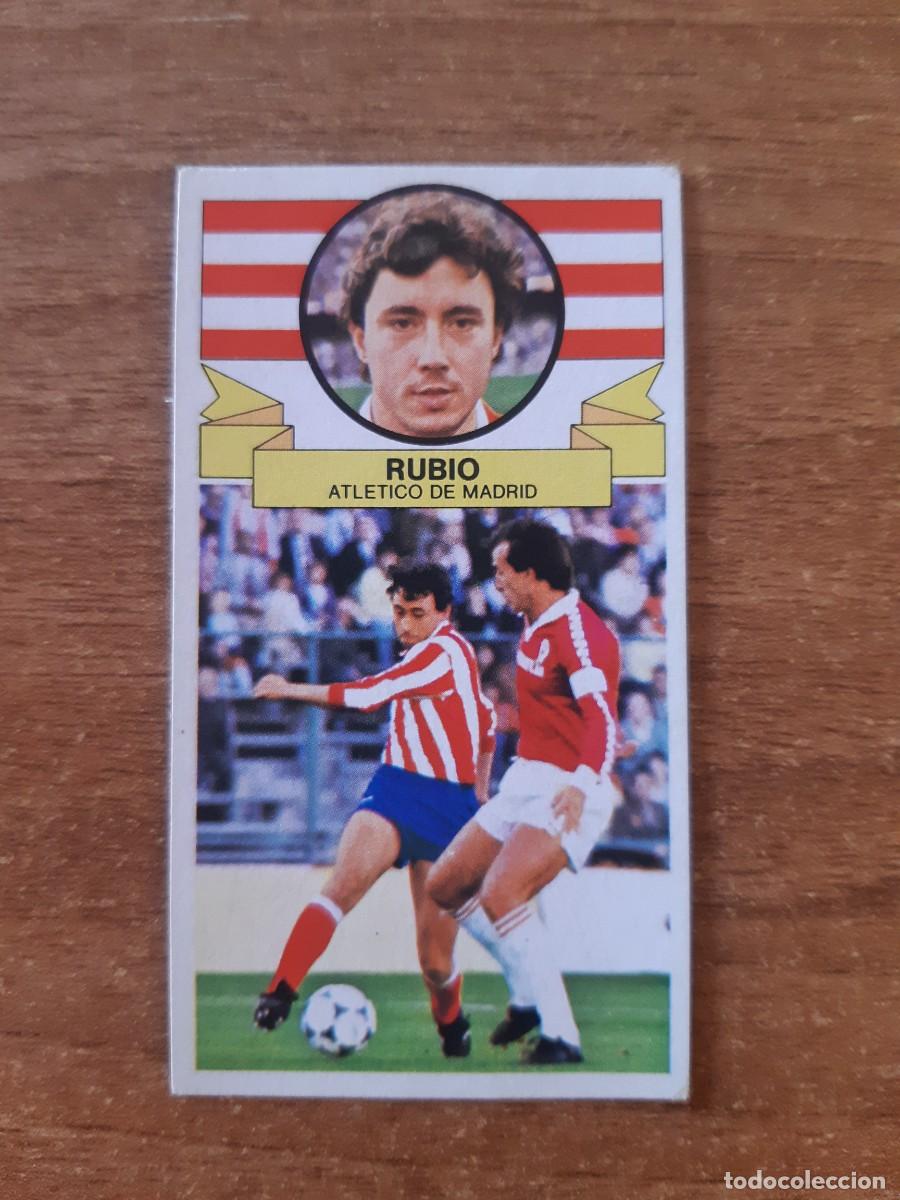 Cromos de F&uacute;tbol: Rubio (Atl&eacute;tico Madrid) Liga 85-86 ESTE. Nunca pegado, sin pegar