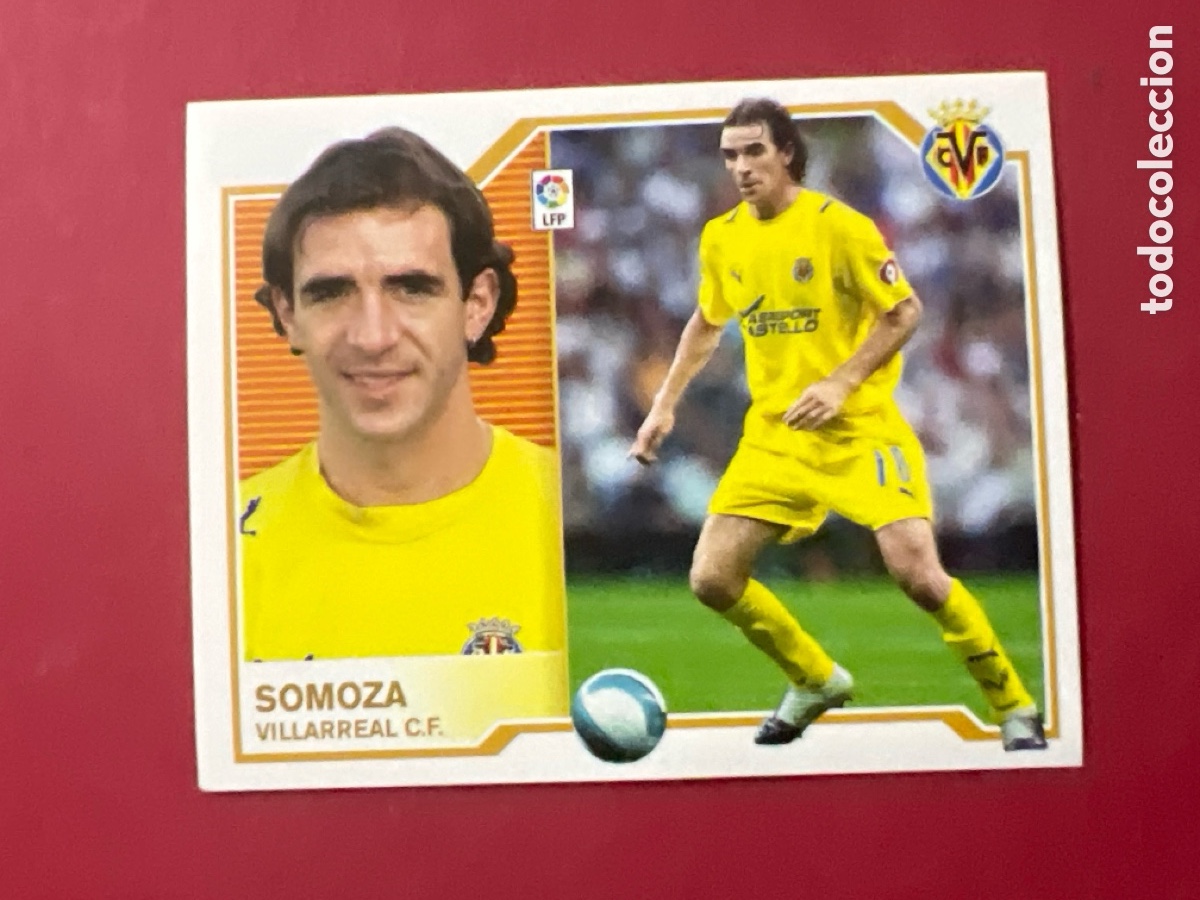 Cromos de F&uacute;tbol: C7033. Somoza Villarreal CF Liga Este 07 08