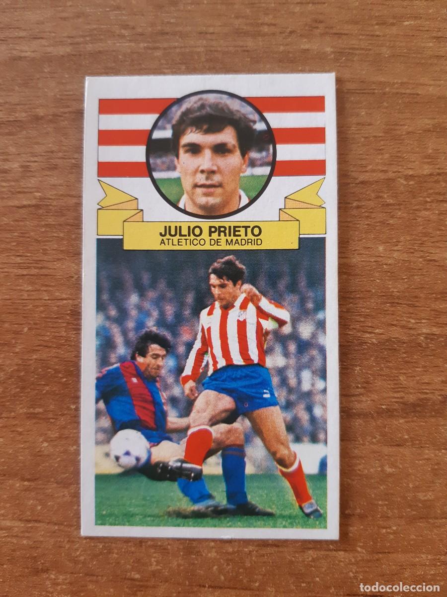 Cromos de Futebol: Julio Prieto (Atl&eacute;tico Madrid) Liga 85-86 ESTE. Nunca pegado, sin pegar