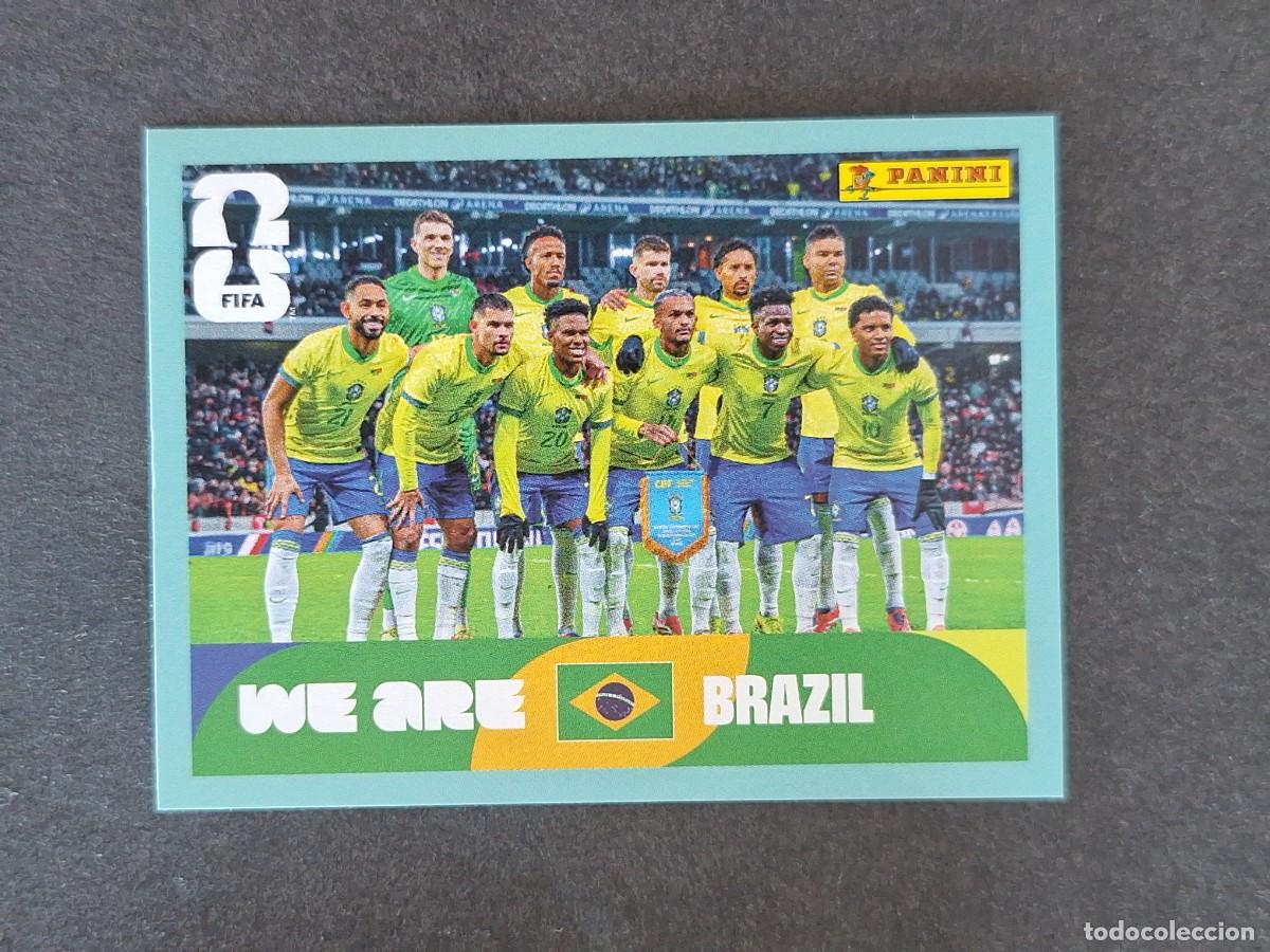 Cromos de F&uacute;tbol: L2 EQUIPO SELECCION BRASIL 13 PANINI MUNDIAL FIFA WORLD CUP 2026 PANINI NUNCA PEGADO