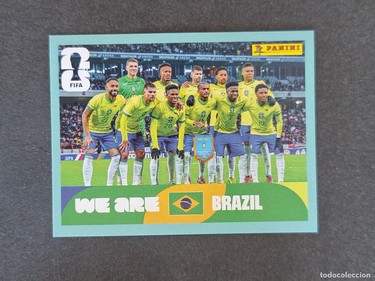Cromos de F&uacute;tbol: L2 EQUIPO SELECCION BRASIL 13 PANINI MUNDIAL FIFA WORLD CUP 2026 PANINI NUNCA PEGADO