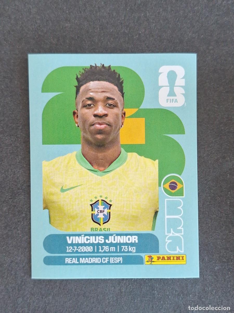 Cromos de F&uacute;tbol: L2 VINICIUS JUNIOR SELECCION BRASIL 14 PANINI MUNDIAL FIFA WORLD CUP 2026 PANINI NUNCA PEGADO