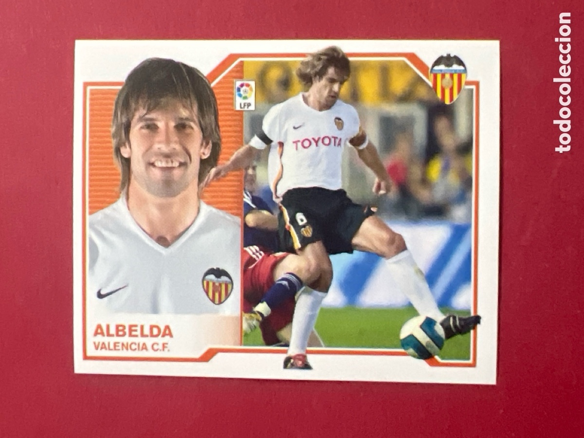 Cromos de F&uacute;tbol: C7035. ALBELDA VALENCIA SIN PEGAR PANINI EDICIONES ESTE LIGA 2007 2008 07 08