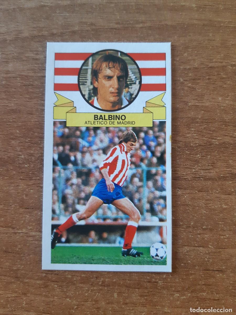 Cromos de F&uacute;tbol: Balbino (Atl&eacute;tico Madrid) Liga 85-86 ESTE. Nunca pegado, sin pegar