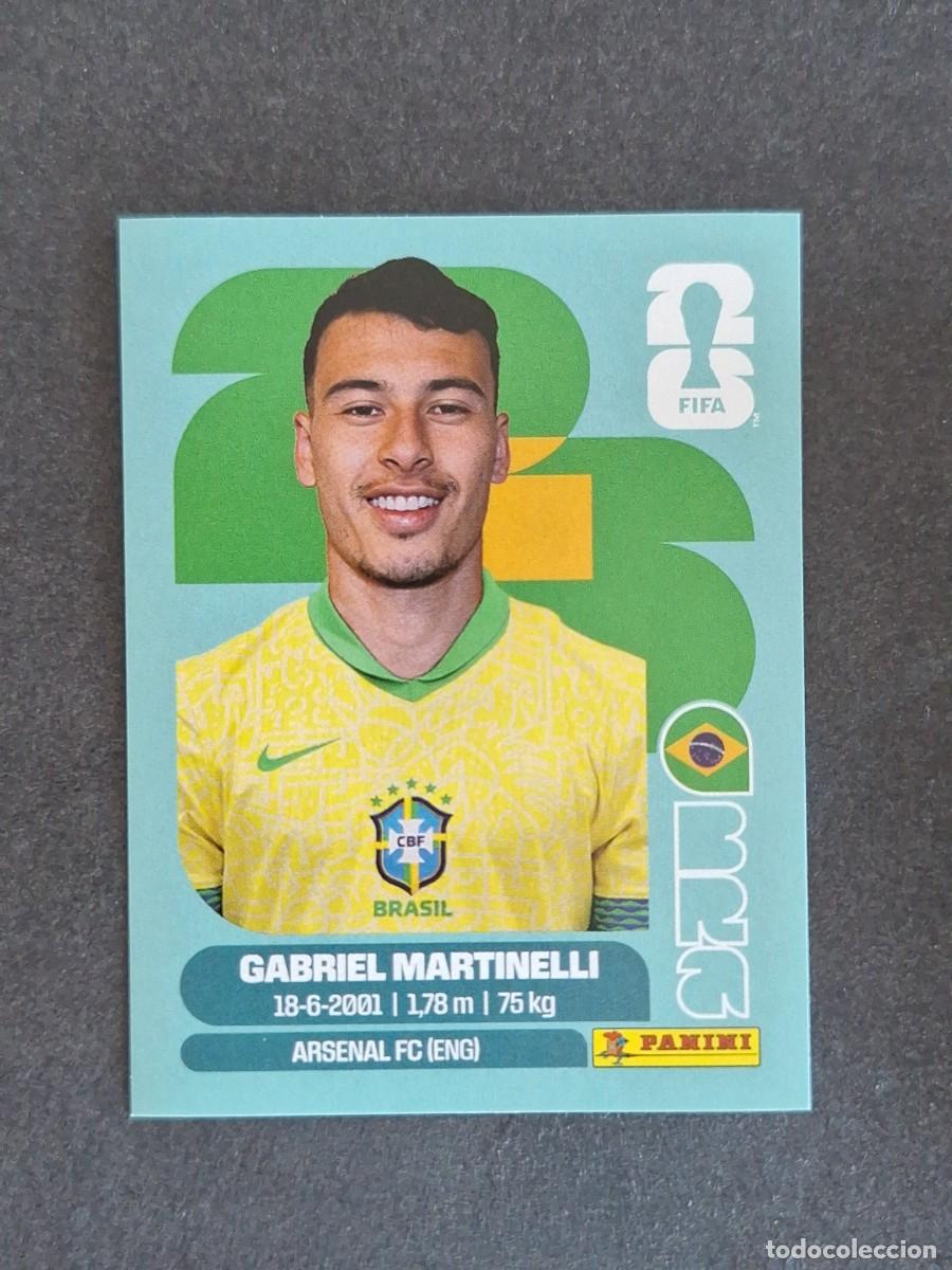 Cromos de F&uacute;tbol: L2 MARTINELLI SELECCION BRASIL 18 PANINI MUNDIAL FIFA WORLD CUP 2026 PANINI NUNCA PEGADO