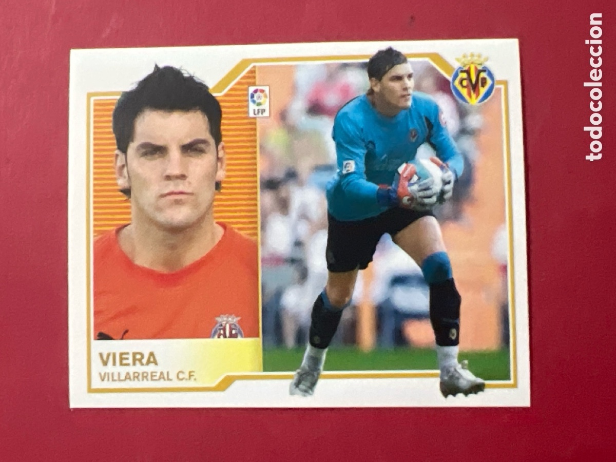 Cromos de F&uacute;tbol: C7037. Viera Villarreal CF Liga Este 07 08