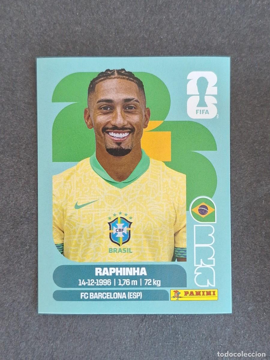 Cromos de F&uacute;tbol: L2 RAPHINHA SELECCION BRASIL 19 PANINI MUNDIAL FIFA WORLD CUP 2026 PANINI NUNCA PEGADO
