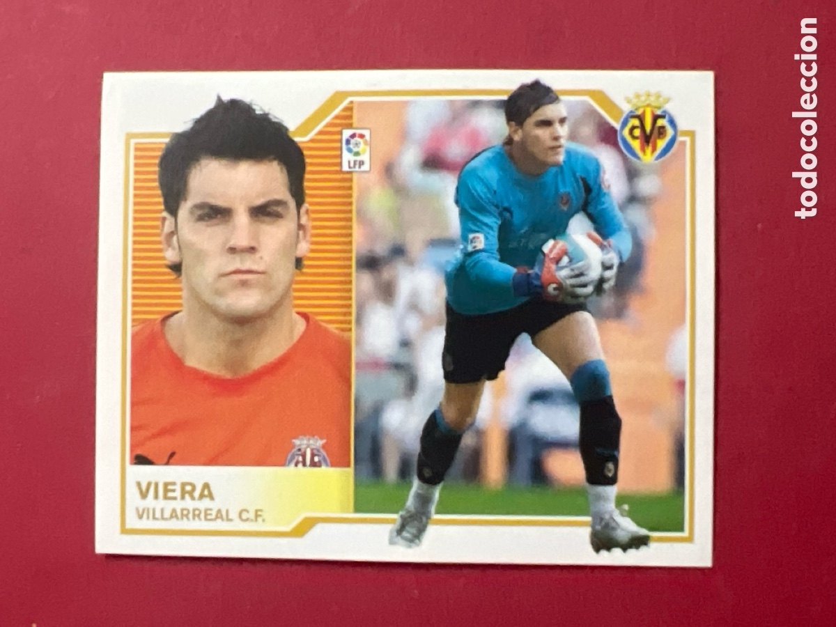 Cromos de F&uacute;tbol: C7038. Viera Villarreal CF Liga Este 07 08