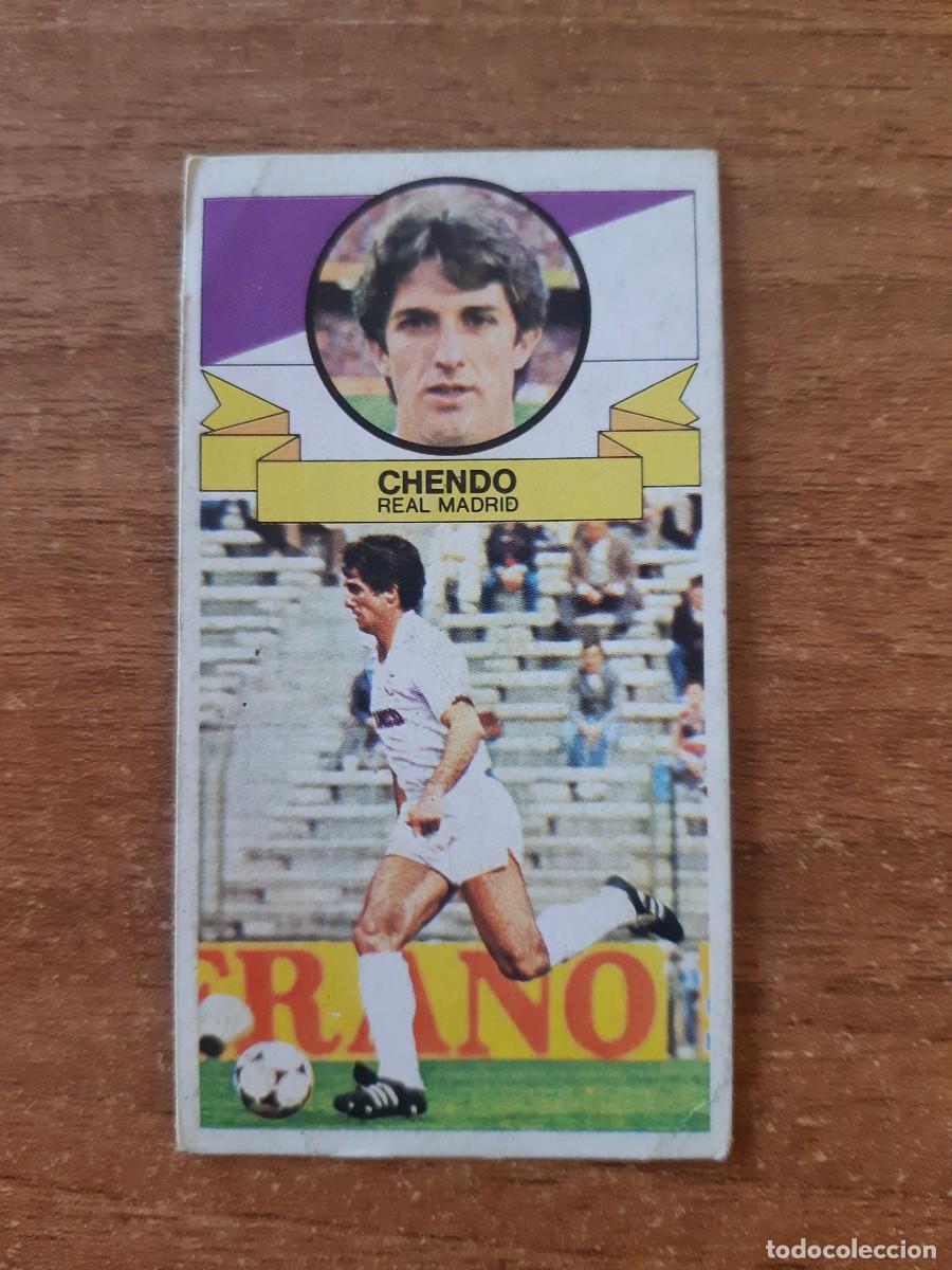 Fu&szlig;ball-Sticker: Chendo (Real Madrid) Liga 85-86 ESTE. Nunca pegado, sin pegar