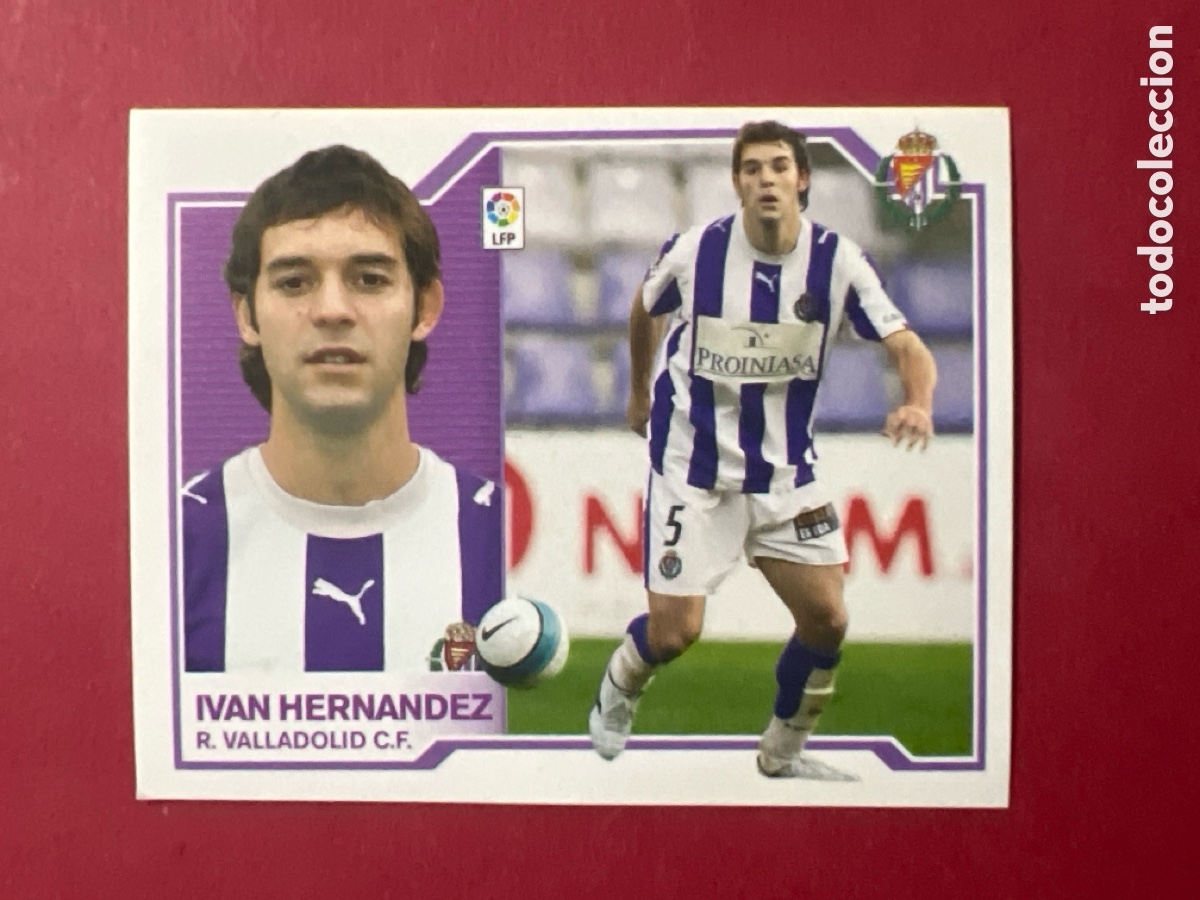 Cromos de F&uacute;tbol: C7041. CROMO FUTBOL 07 08 SIN PEGAR LIGA ESTE 2007 2008 REAL VALLADOLID CF IVAN HERNANDEZ