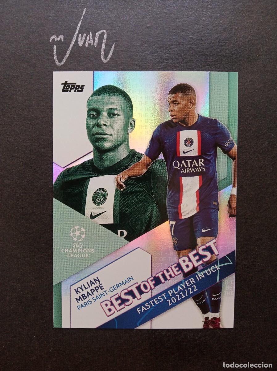 Cromos de F&uacute;tbol: BB-10 BEST MBAPPE PARIS SAINT-GERMAIN ⚽ TOPPS &reg; FLAGSHIP UCC UEFA CLUB COMPETITIONS 2022 2023 22 23