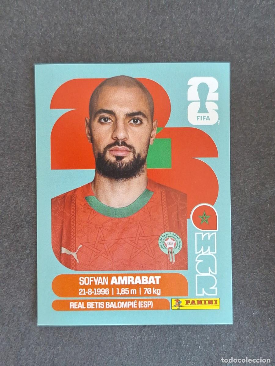 Cromos de F&uacute;tbol: L2 AMRABAT SELECCION MARRUECOS 10 PANINI MUNDIAL FIFA WORLD CUP 2026 PANINI NUNCA PEGADO