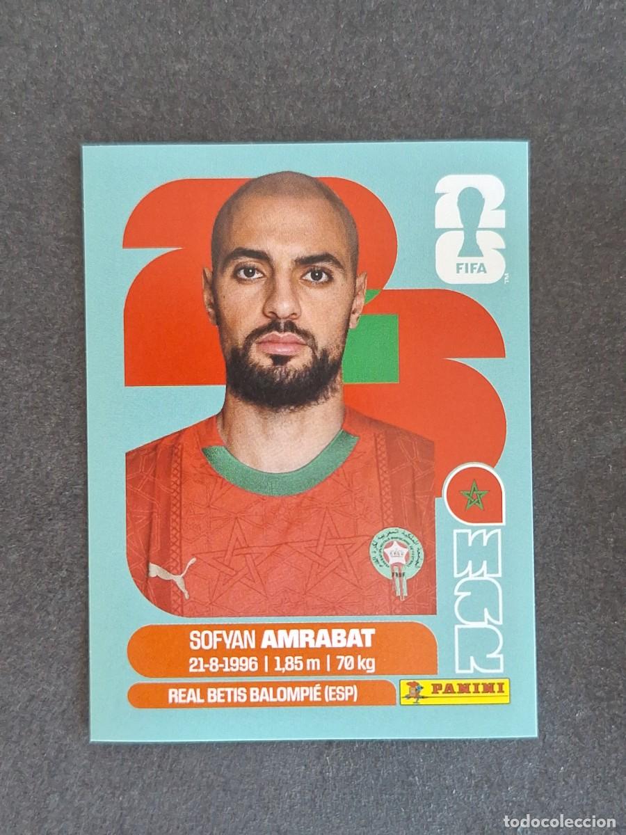 Cromos de F&uacute;tbol: L2 AMRABAT SELECCION MARRUECOS 10 PANINI MUNDIAL FIFA WORLD CUP 2026 PANINI NUNCA PEGADO