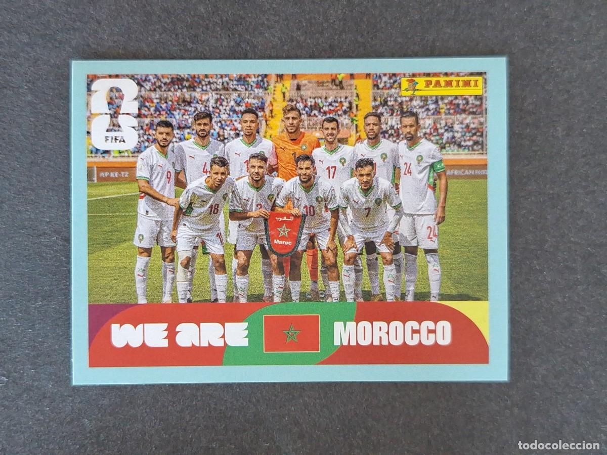 Cromos de F&uacute;tbol: L2 EQUIPO SELECCION MARRUECOS 13 PANINI MUNDIAL FIFA WORLD CUP 2026 PANINI NUNCA PEGADO