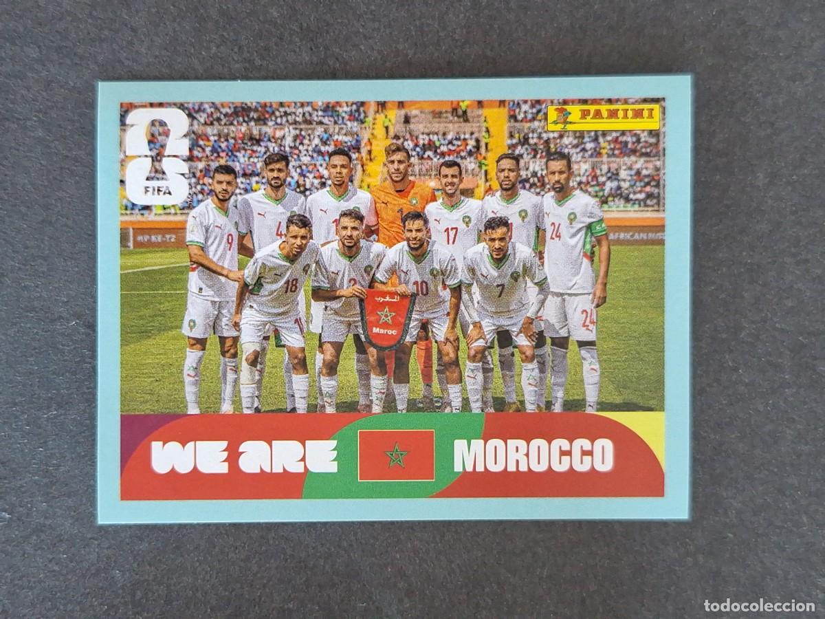 Cromos de F&uacute;tbol: L2 EQUIPO SELECCION MARRUECOS 13 PANINI MUNDIAL FIFA WORLD CUP 2026 PANINI NUNCA PEGADO