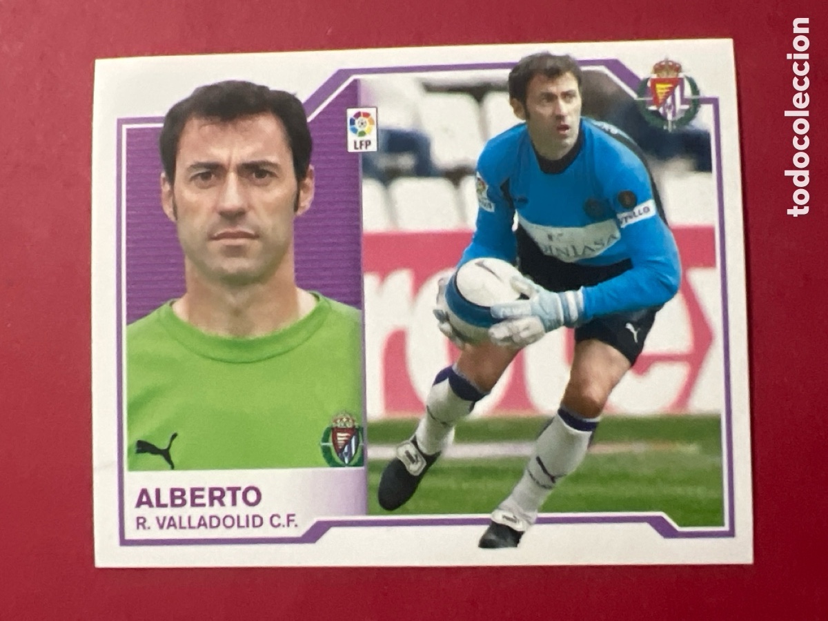 Cromos de F&uacute;tbol: C7046. ALBERTO VALLADOLID EDICIONES ESTE CROMOS LIGA FUTBOL 2007-2008 07-08