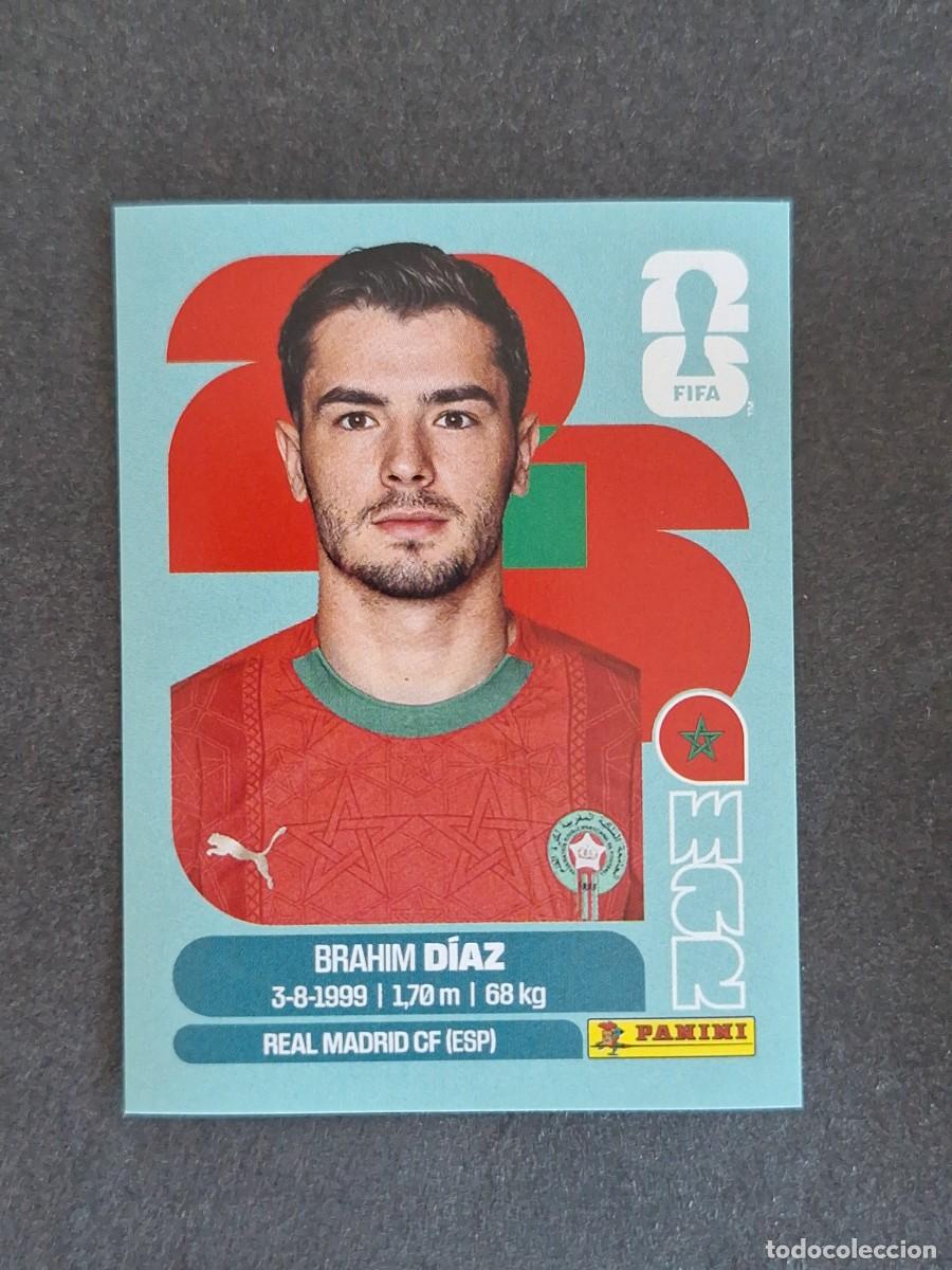 Cromos de F&uacute;tbol: L2 BRAHIM DIAZ SELECCION MARRUECOS 19 PANINI MUNDIAL FIFA WORLD CUP 2026 PANINI NUNCA PEGADO