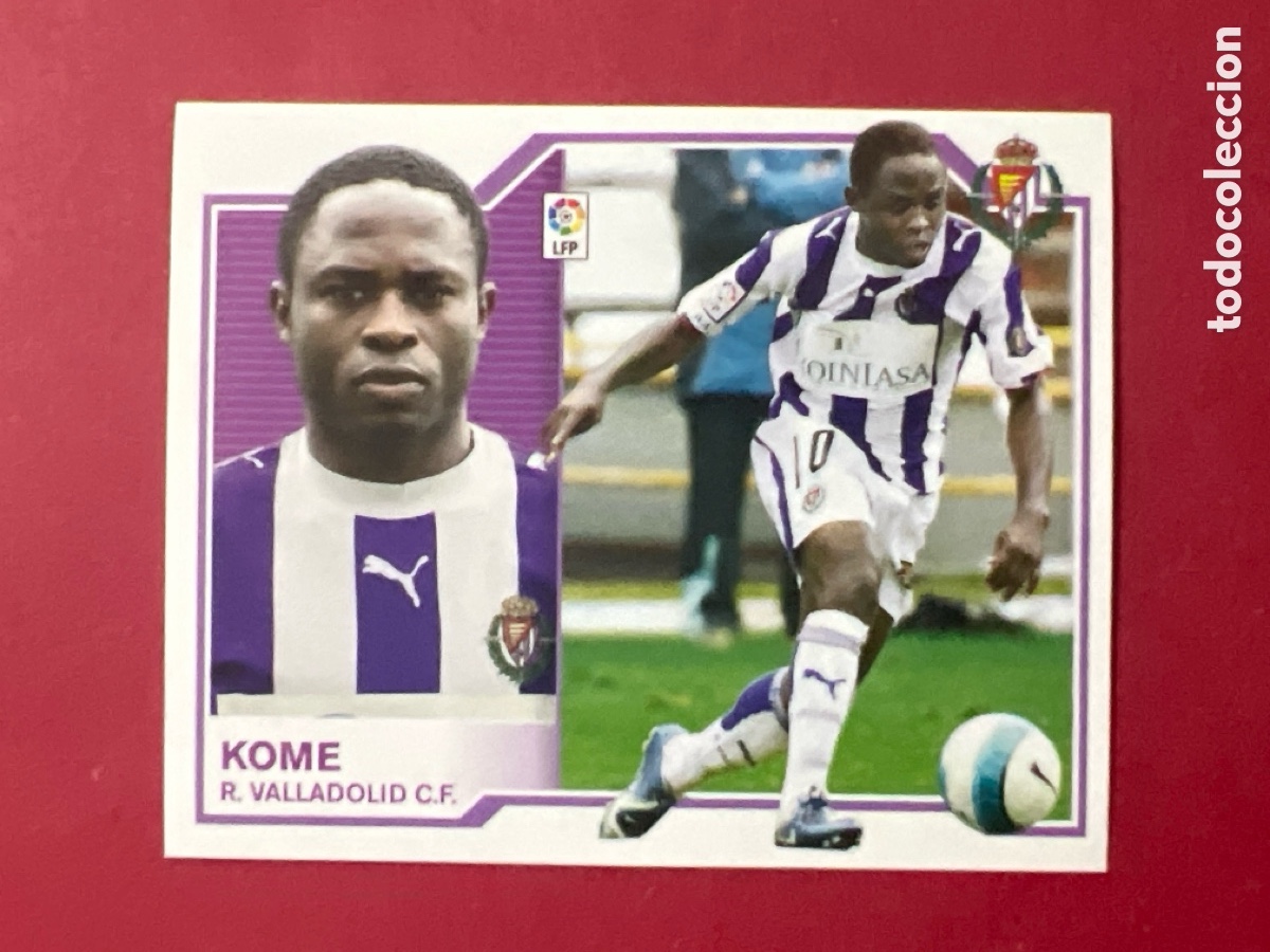 Cromos de F&uacute;tbol: C7048. Kome R Valladolid CF Liga Este 07 08