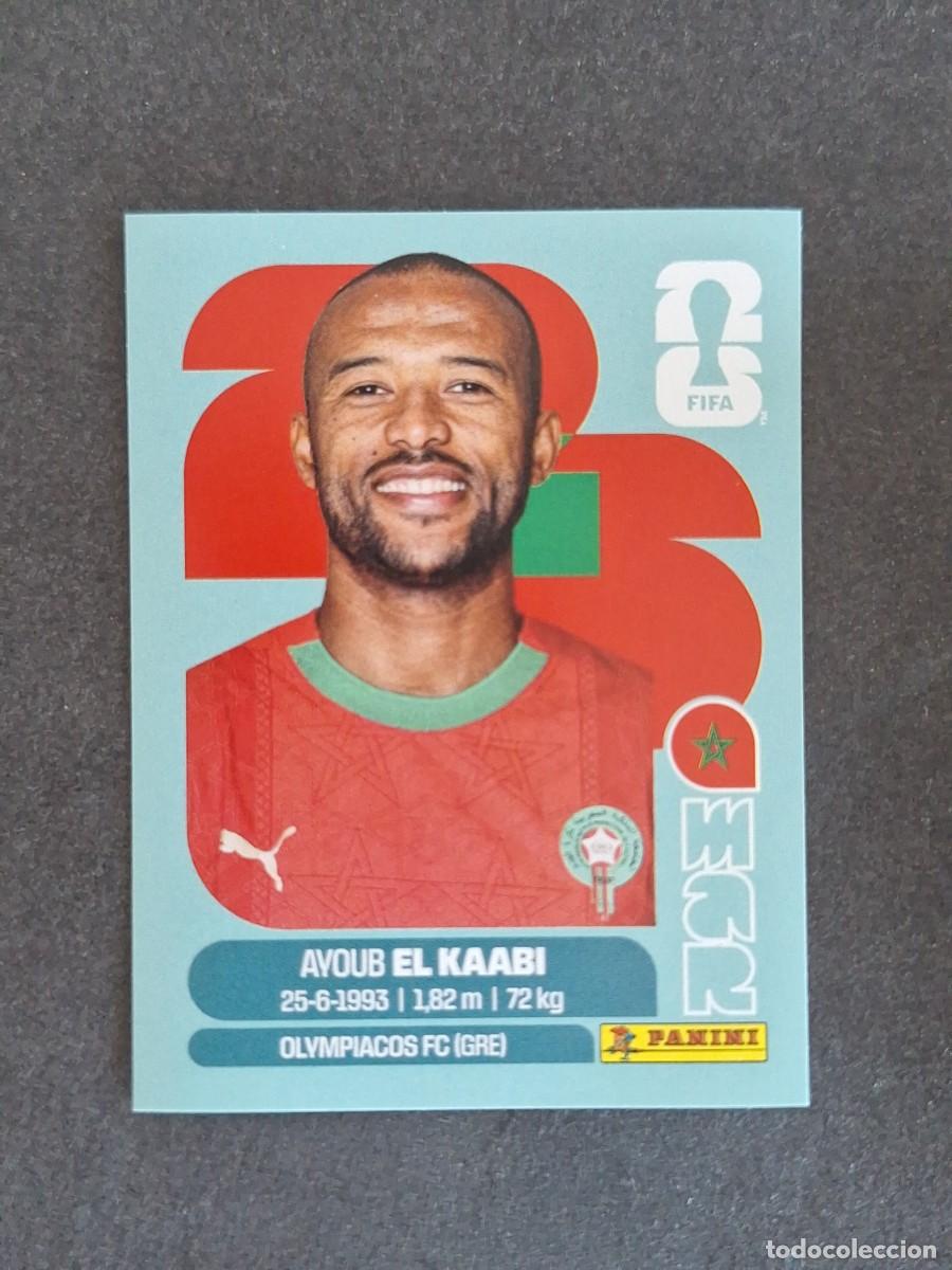 Cromos de F&uacute;tbol: L2 EL KAABI SELECCION MARRUECOS 20 PANINI MUNDIAL FIFA WORLD CUP 2026 PANINI NUNCA PEGADO SIN PEGAR