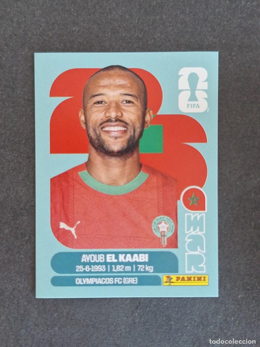 Cromos de F&uacute;tbol: L2 EL KAABI SELECCION MARRUECOS 20 PANINI MUNDIAL FIFA WORLD CUP 2026 PANINI NUNCA PEGADO SIN PEGAR