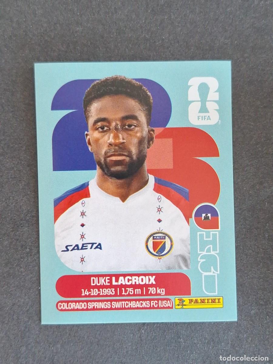 Fu&szlig;ball-Sticker: L2 LACROIX SELECCION HAITI 7 PANINI MUNDIAL FIFA WORLD CUP 2026 PANINI NUNCA PEGADO SIN PEGAR