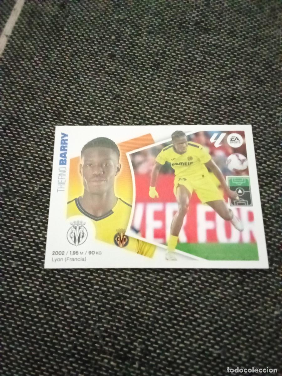 Fu&szlig;ball-Sticker: 37 tierno Barry &uacute;ltimos fichajes Villarreal liga este 2024-25