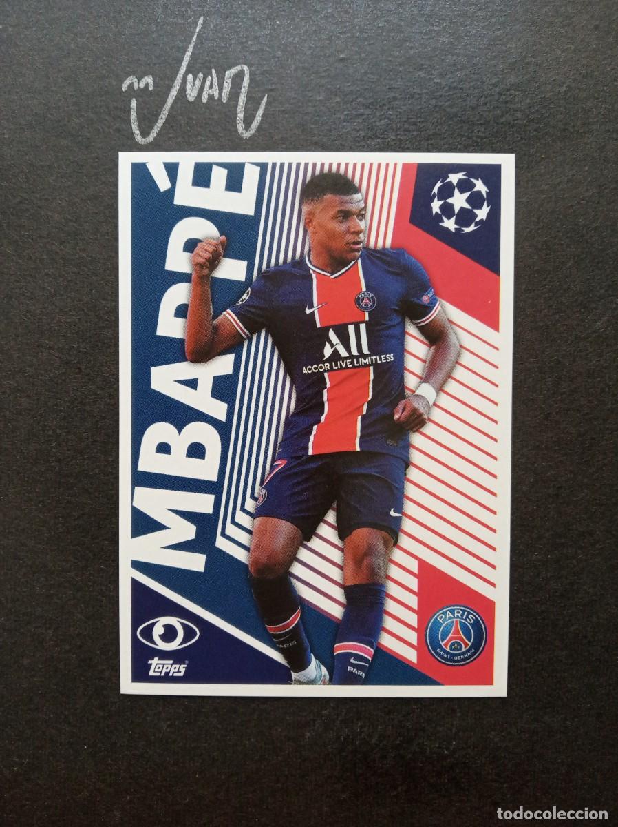 Cromos de Futebol: PSG 2 MBAPPE PARIS SAINT-GERMAIN ⚽ TOPPS &reg; CHAMPIONS LEAGUE 2020 2021 20 21 SIN PEGAR NUNCA NUEVO