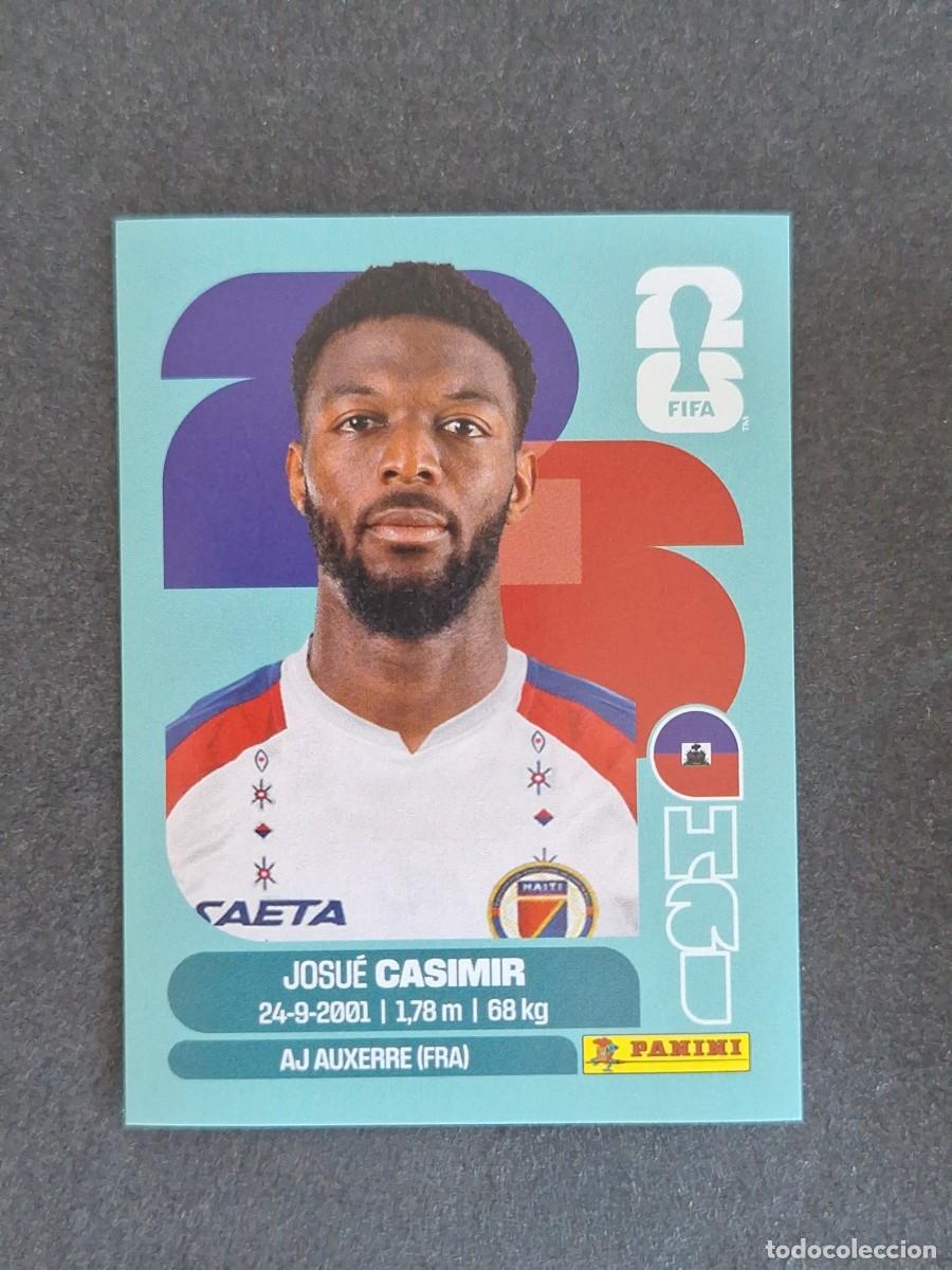Cromos de F&uacute;tbol: L2 CASIMIR SELECCION HAITI 16 PANINI MUNDIAL FIFA WORLD CUP 2026 PANINI NUNCA PEGADO SIN PEGAR