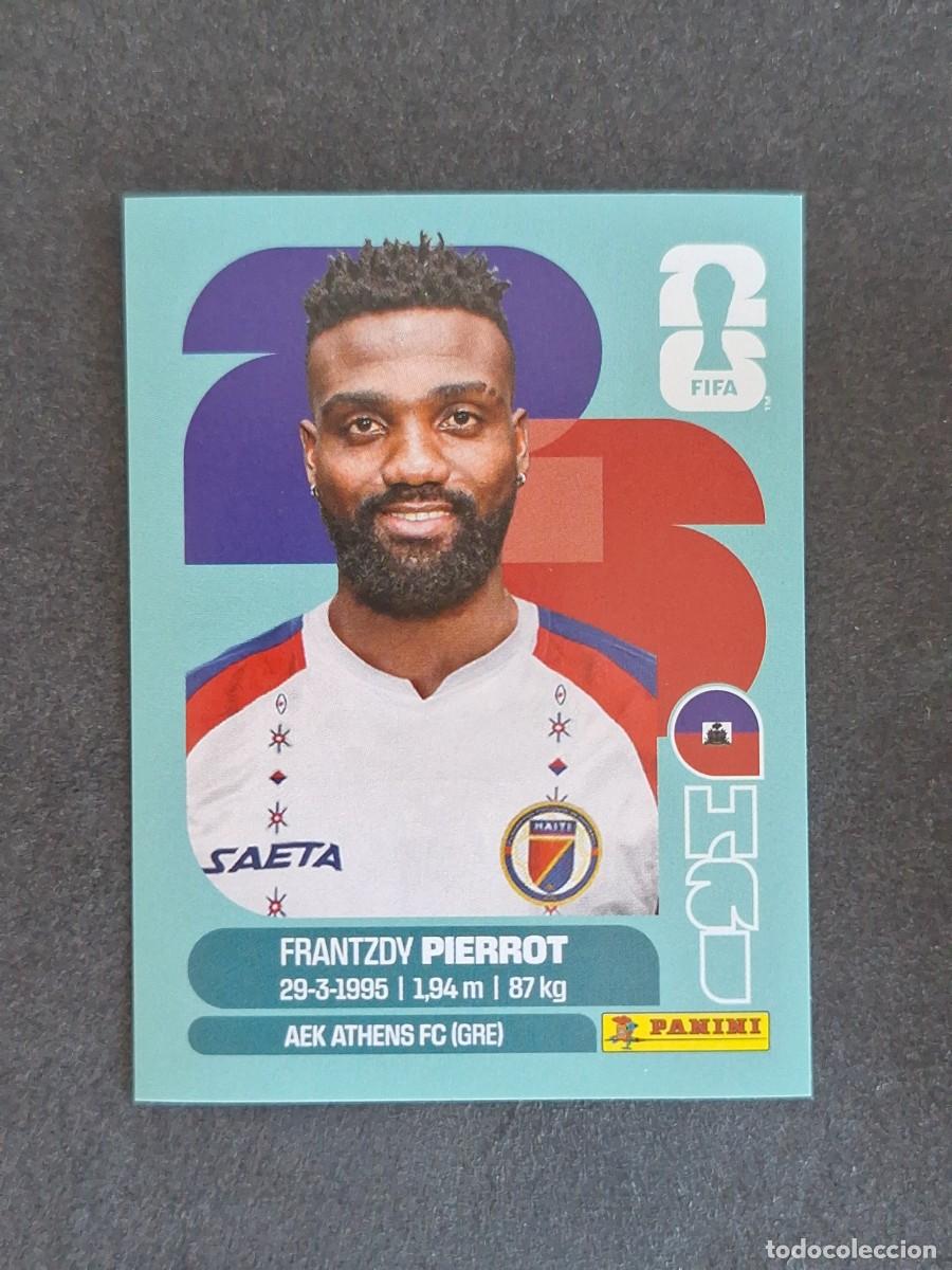 Cromos de F&uacute;tbol: L2 PIERROT SELECCION HAITI 20 PANINI MUNDIAL FIFA WORLD CUP 2026 PANINI NUNCA PEGADO SIN PEGAR