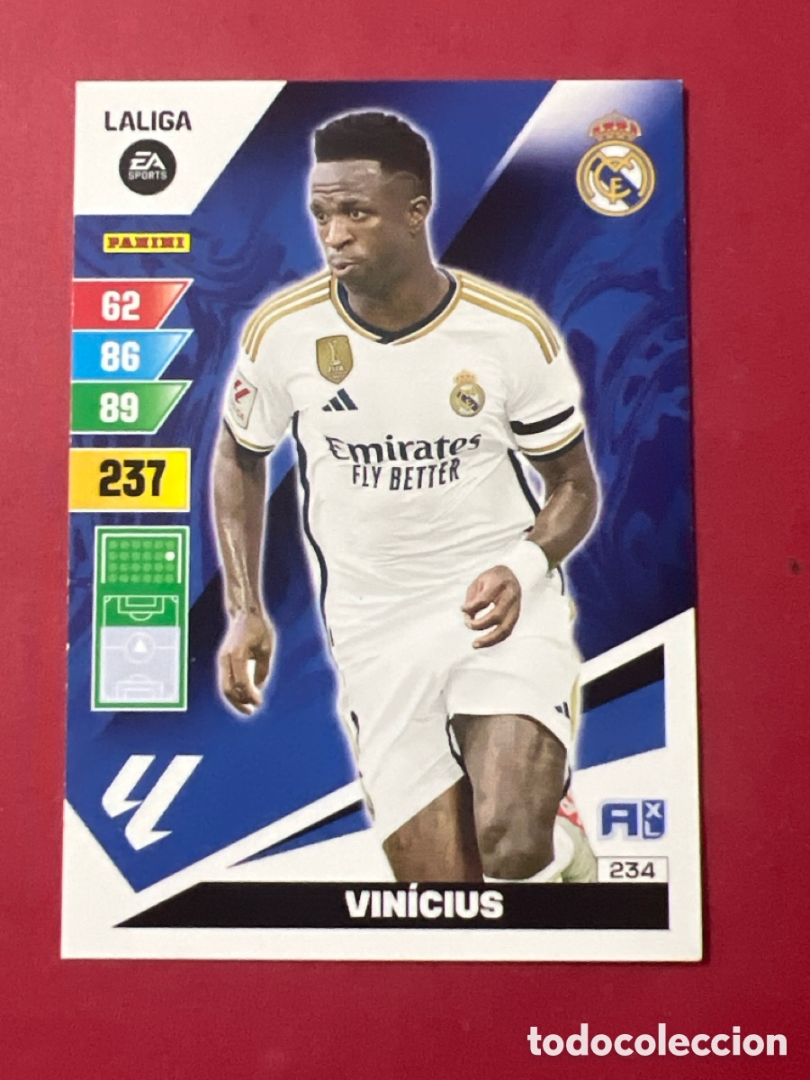 Figurine di Calcio: C7056. 234 Vinicius ADRENALYN XL 2023/24