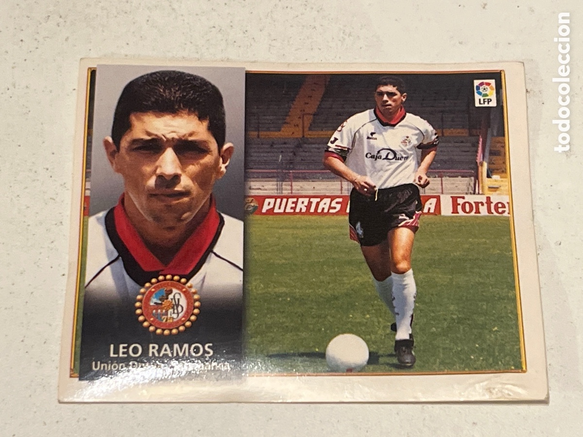 Figurine di Calcio: Cromo F&uacute;tbol Liga Este 98-99 Leo Ramos Uni&oacute;n Dptva. Salamanca