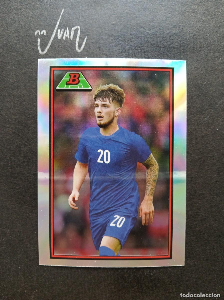 Fu&szlig;ball-Sticker: 89B-2 HARVEY ELLIOTT INGLATERRA LIVERPOOL ⚽ TOPPS &reg; 1ST BOWMAN CHROME UEFA UNDER 21 2023 NUEVO