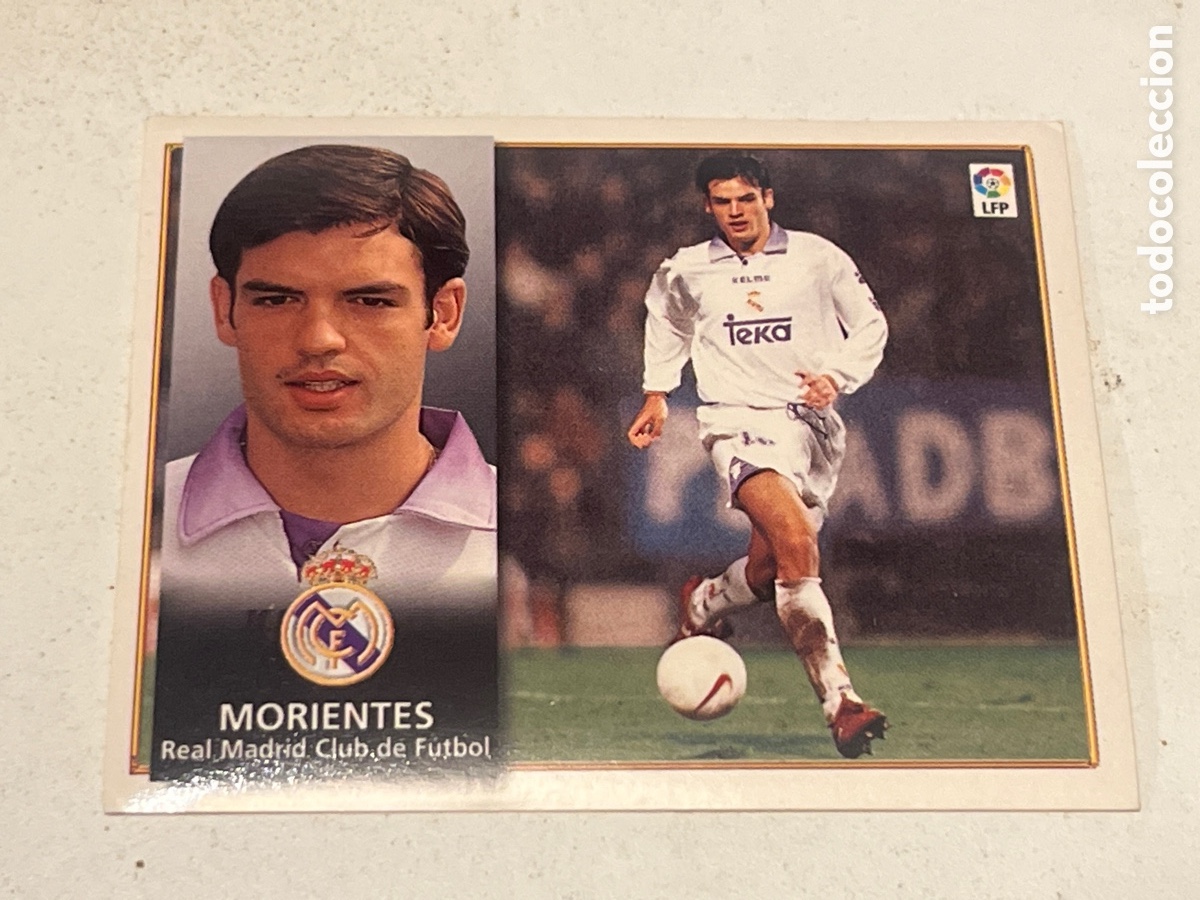 Fu&szlig;ball-Sticker: Cromo F&uacute;tbol Liga Este 98-99 Morientes Real Madrid Club de F&uacute;tbol