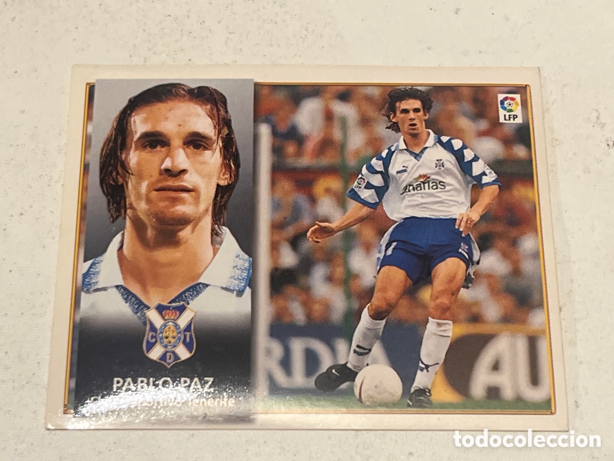 Cromos de F&uacute;tbol: Cromo F&uacute;tbol Liga Este 98-99 Pablo Paz Club Deportivo Tenerife