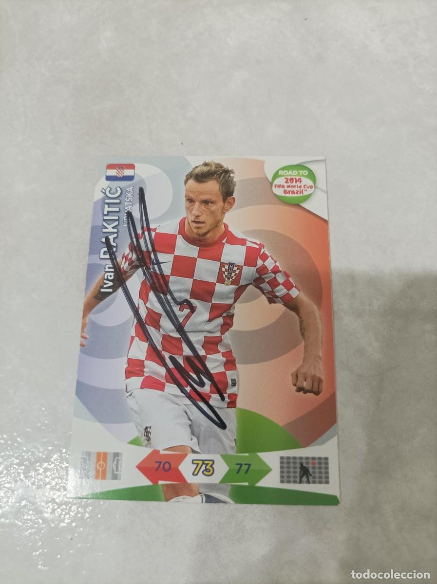 Cromos de F&uacute;tbol: Ivan Rakitic cromo firmado