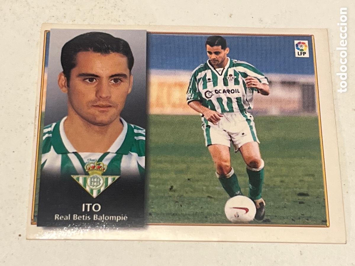 Cromos de F&uacute;tbol: Cromo F&uacute;tbol Liga Este 98-99 Ito Real Betis Balompi&eacute;