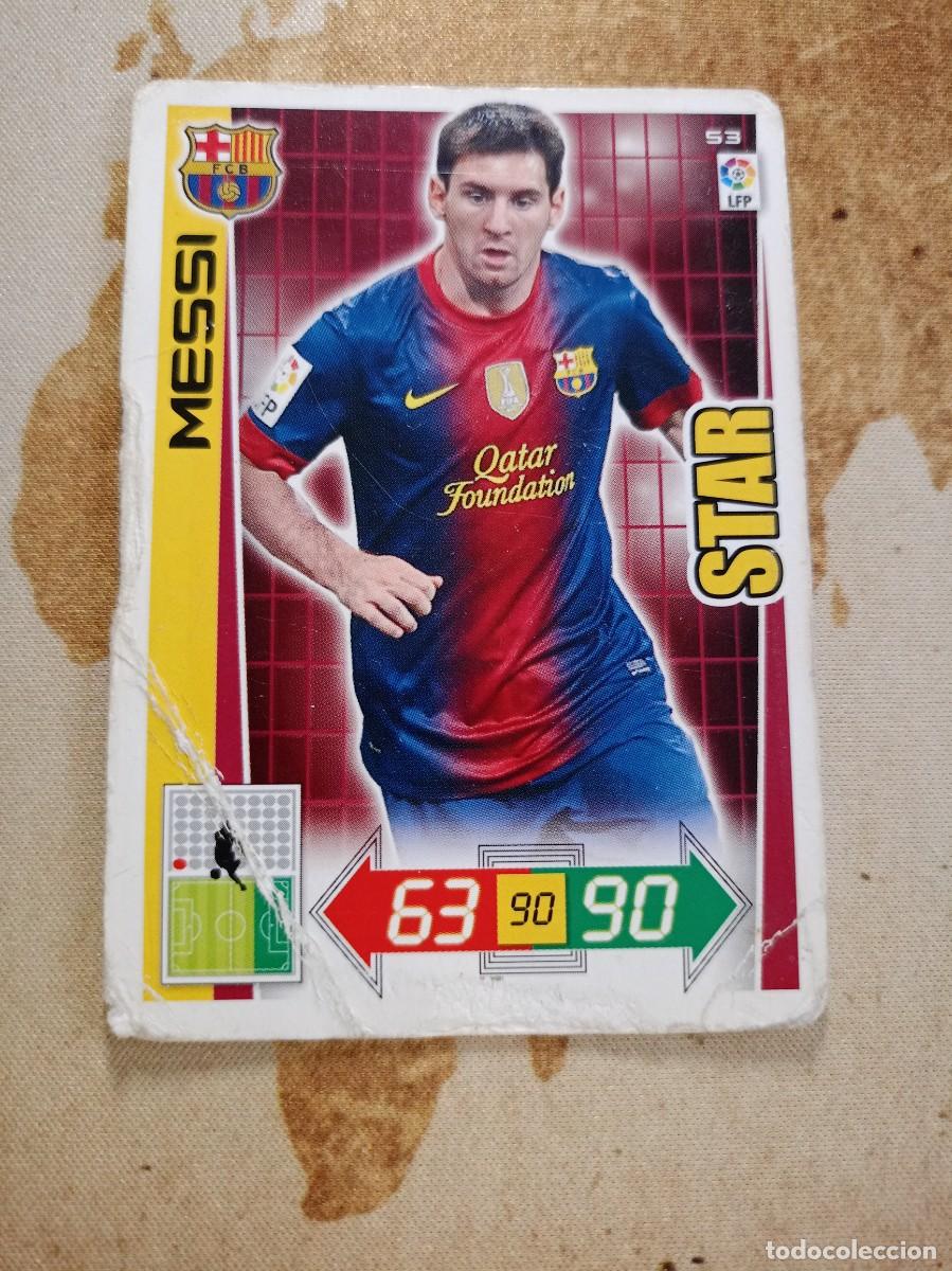 Cromos de F&uacute;tbol: # Barcelona 53 MESSI Adrenalyn 2012-13