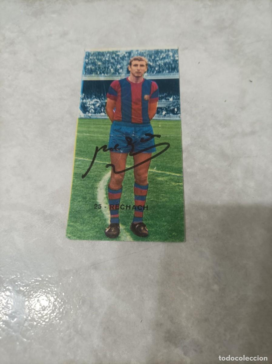 Cromos de F&uacute;tbol: Cromo firmado Carles Rexach