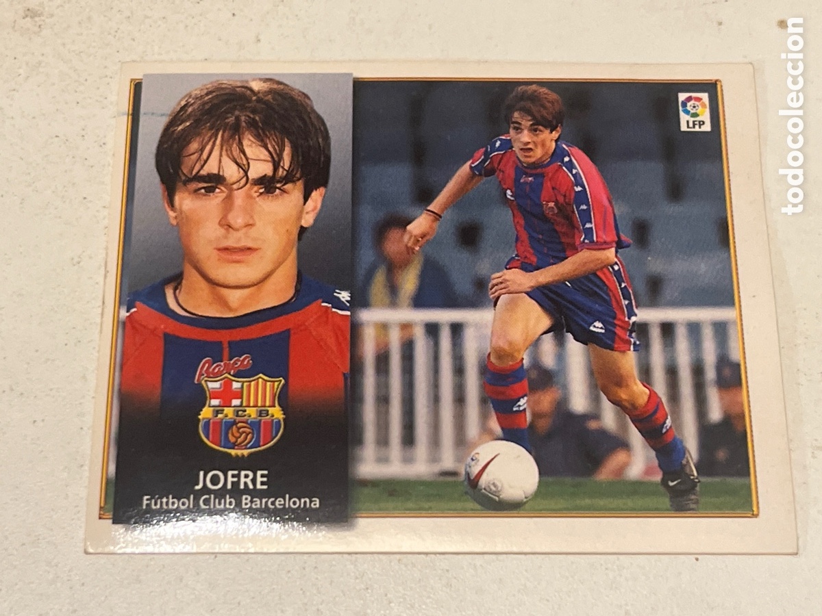 Cromos de F&uacute;tbol: Cromo F&uacute;tbol Liga Este 98-99 Jofre F&uacute;tbol Club Barcelona
