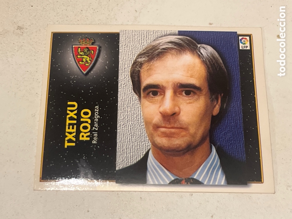 Cromos de F&uacute;tbol: Cromo F&uacute;tbol Liga Este 98-99 Entrenador Txetxu Rojo Real Zaragoza