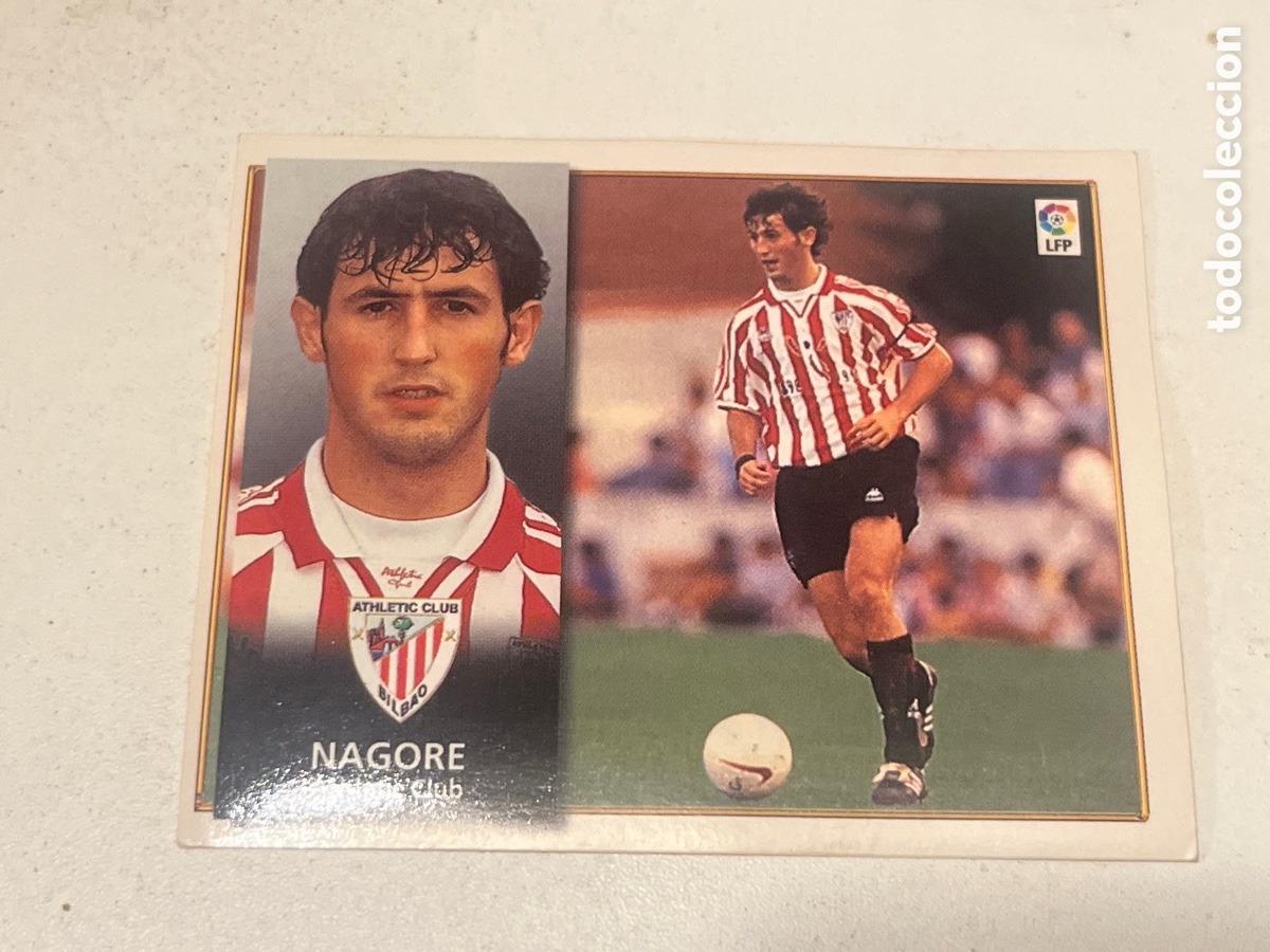 Figurine di Calcio: Cromo F&uacute;tbol Liga Este 98-99 Nagore Athletic Club