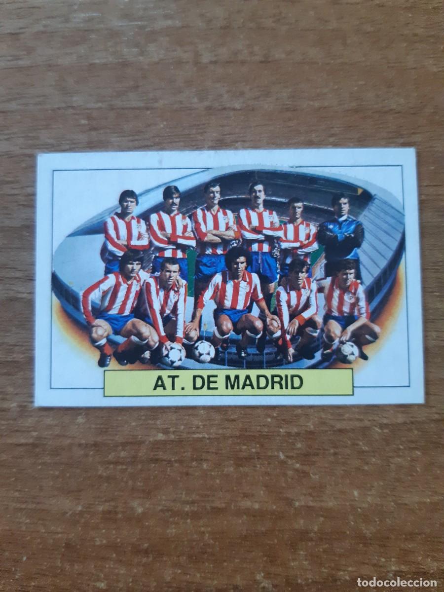 Figurine di Calcio: Alineaci&oacute;n Atl&eacute;tico Madrid Liga 83-84 ESTE. Nunca pegado, sin pegar