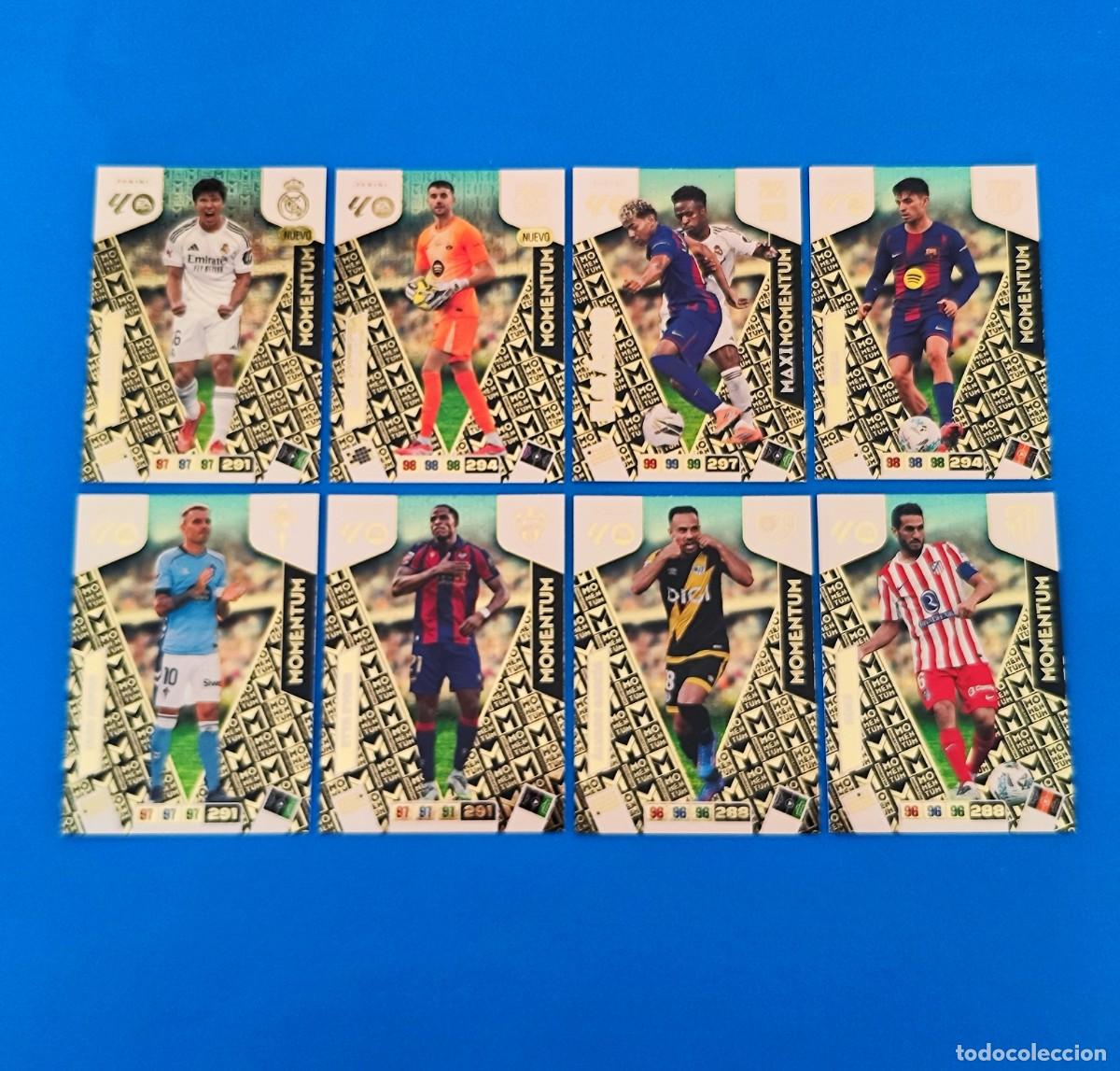 Cromos de F&uacute;tbol: Adrenalyn 2025 2026 / 25 26 Momentum Gonzalo Joan Garc&iacute;a Cl&aacute;sico Yamal Aspas Etta &Aacute;lvaro Koke Pedri