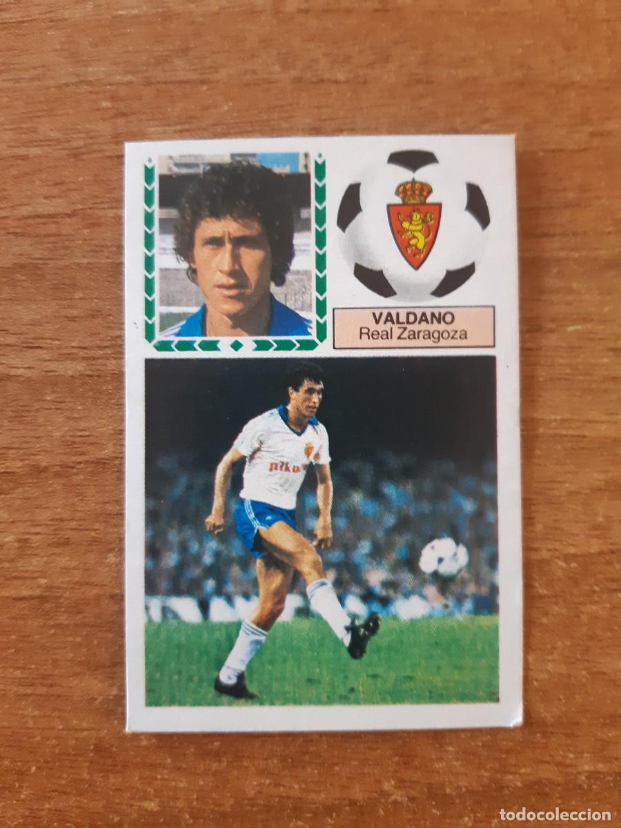 Cromos de F&uacute;tbol: Valdano (Zaragoza) Liga 83-84 ESTE. Nunca pegado, sin pegar