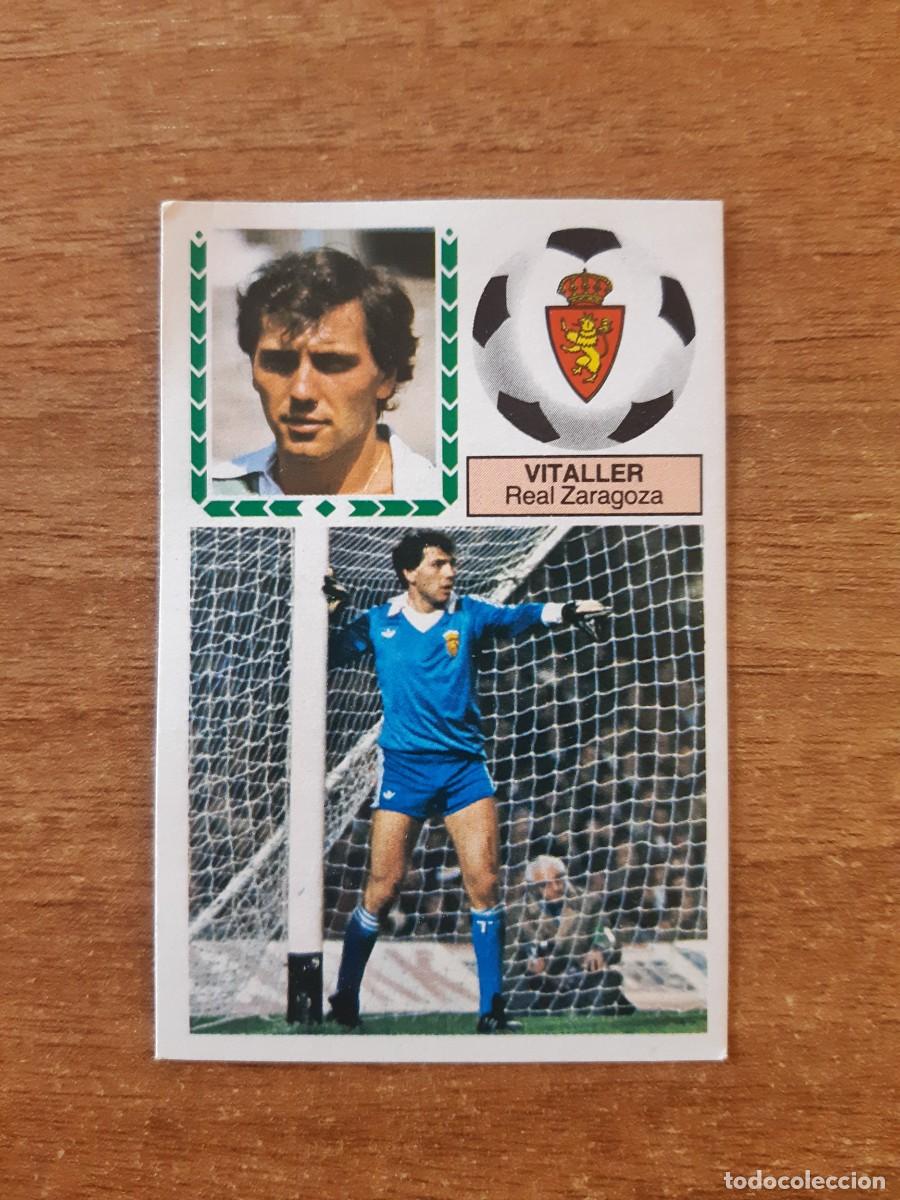 Cromos de F&uacute;tbol: Vitaller (Zaragoza) Liga 83-84 ESTE. Nunca pegado, sin pegar