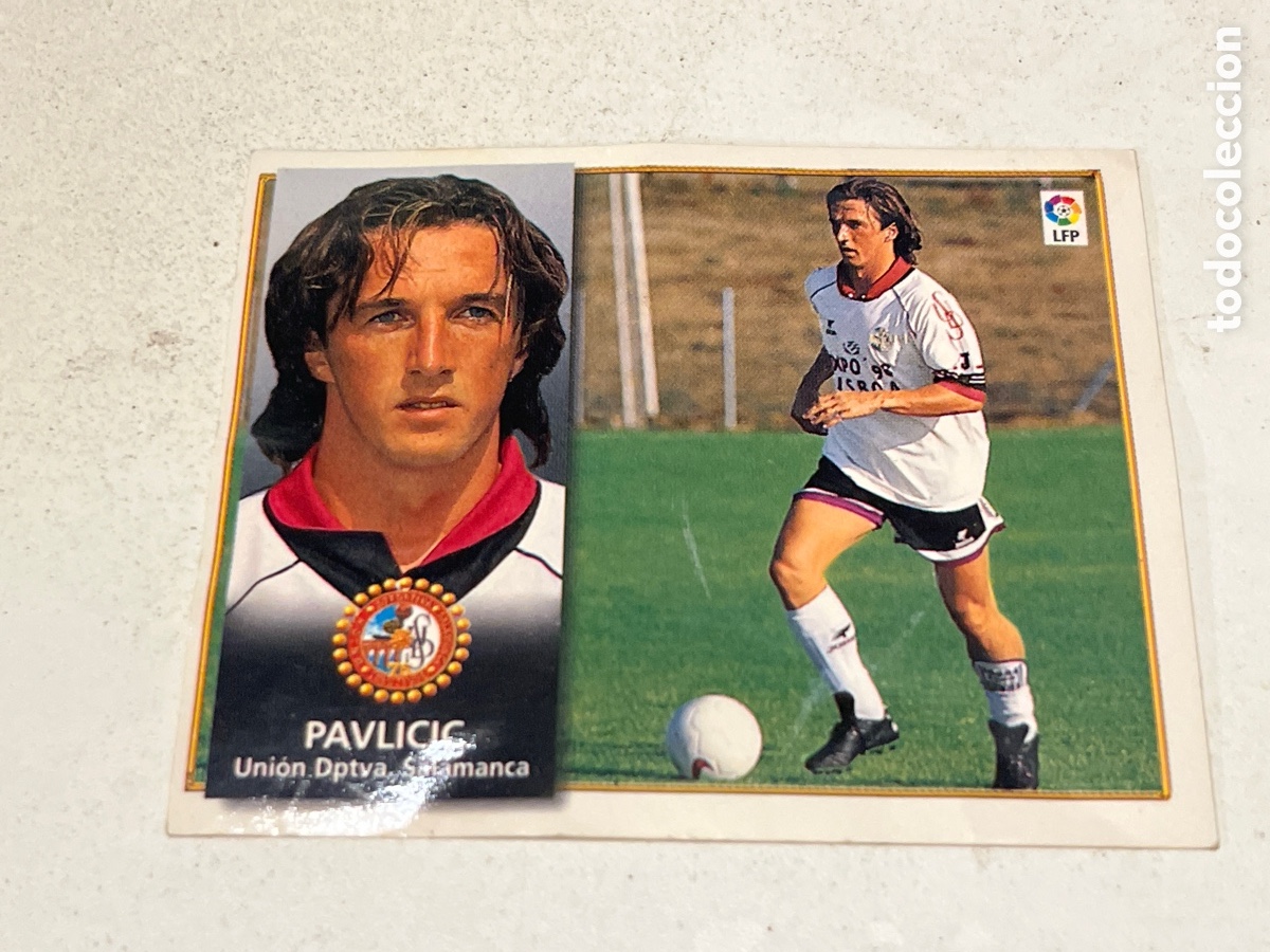Cromos de F&uacute;tbol: Cromo F&uacute;tbol Liga Este 98-99 Pavlicic Uni&oacute;n Dptva. Salamanca