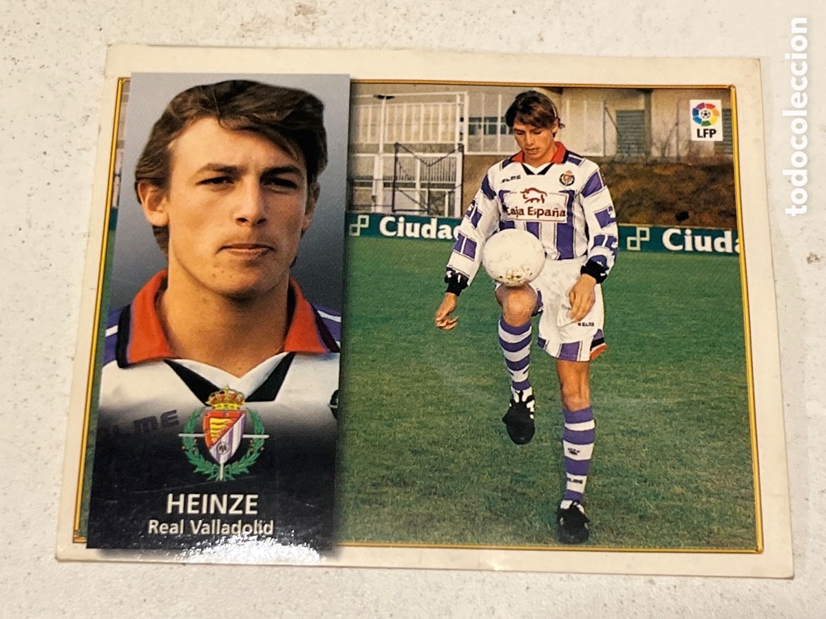 Cromos de F&uacute;tbol: Cromo F&uacute;tbol Liga Este 98-99 Heinze Real Valladolid