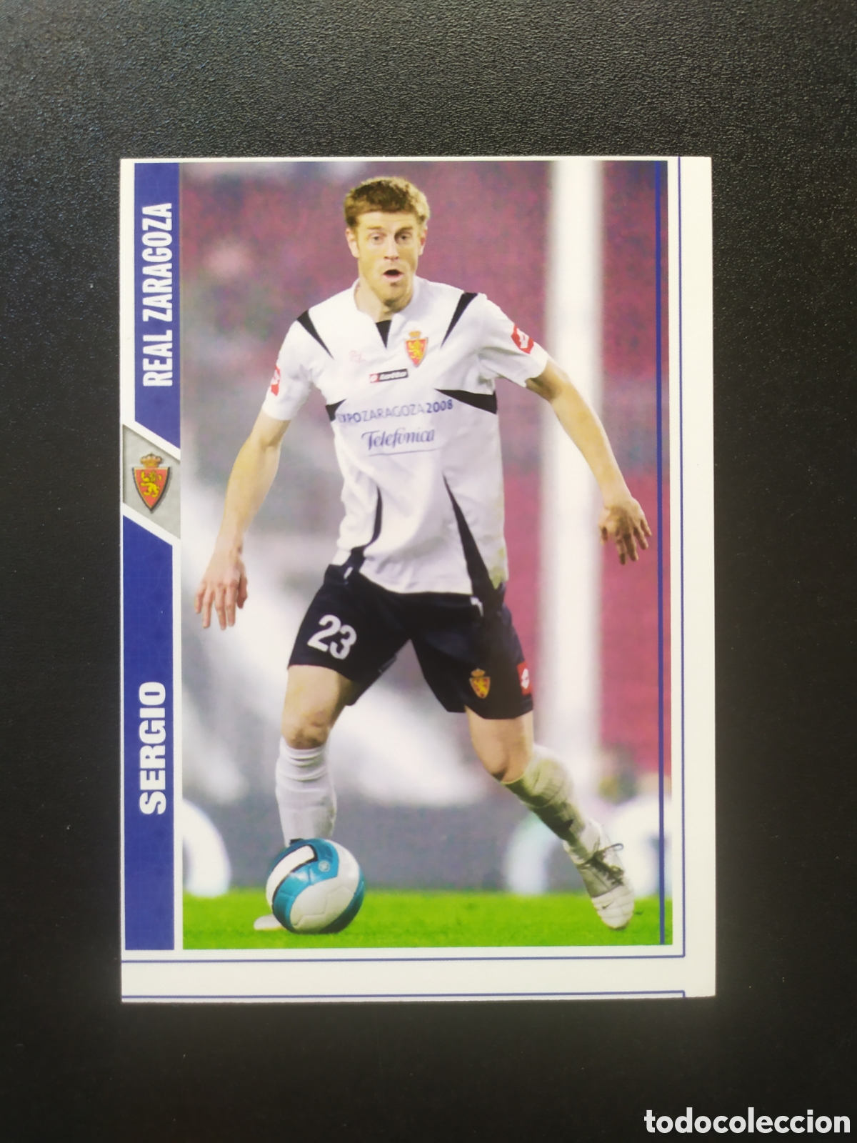 Cromos de F&uacute;tbol: Mundicromo fichas liga 2007 2008 07 08 Sergio n&deg; 145 Real Zaragoza
