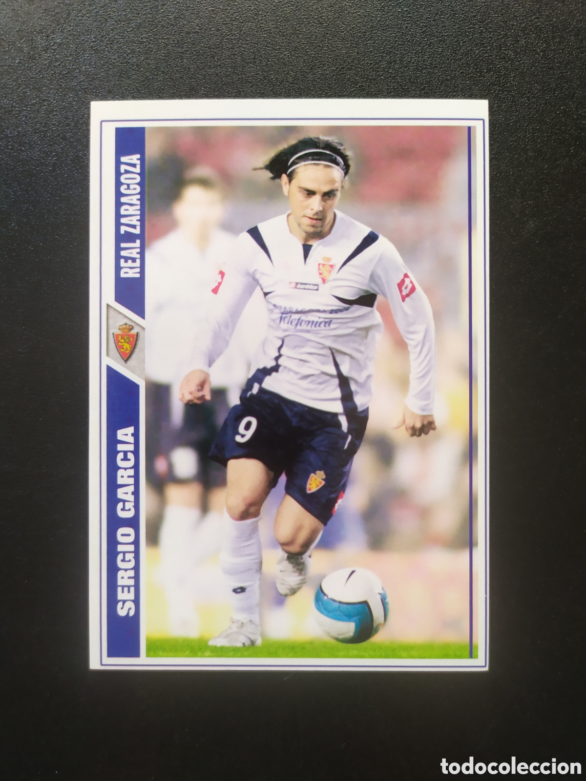 Cromos de F&uacute;tbol: Mundicromo fichas liga 2007 2008 07 08 Sergio Garc&iacute;a n&deg; 157 Real Zaragoza